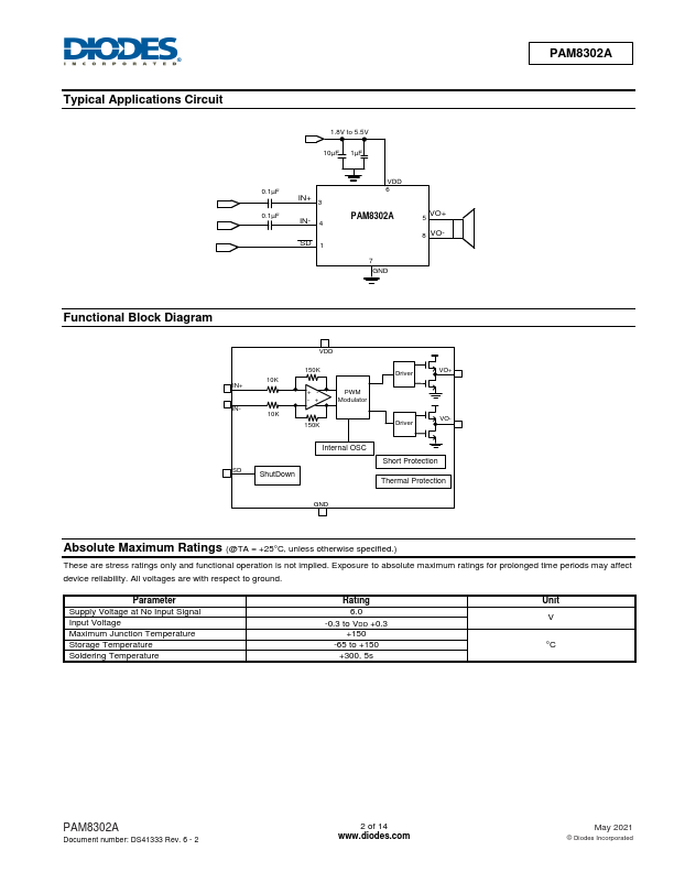 PAM8302A