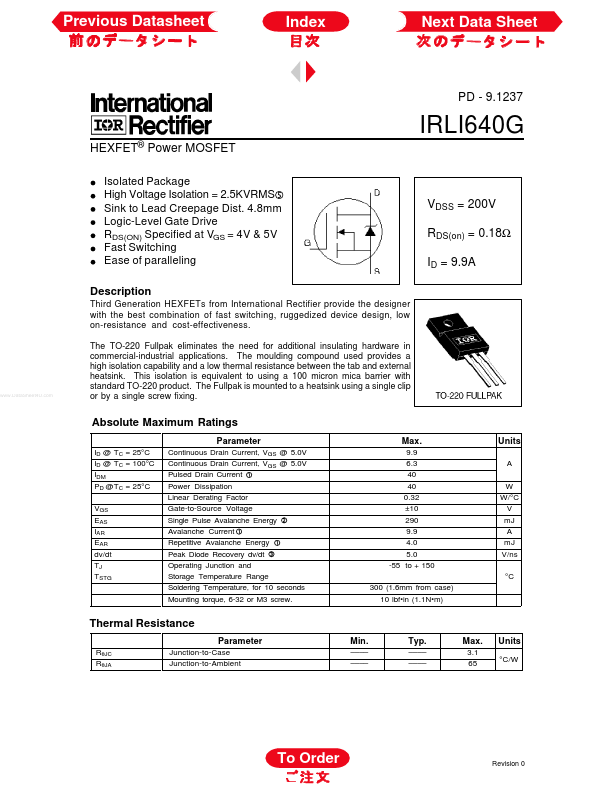 IRLI640G