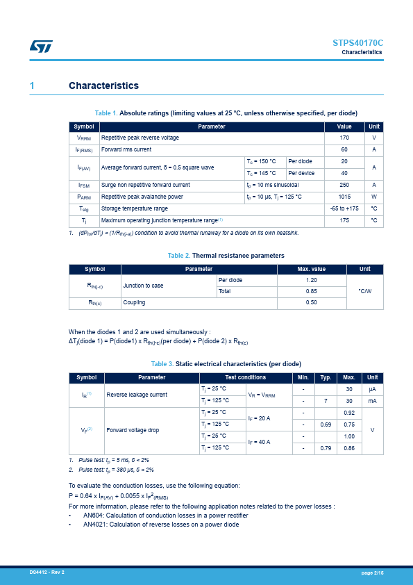 STPS40170CG