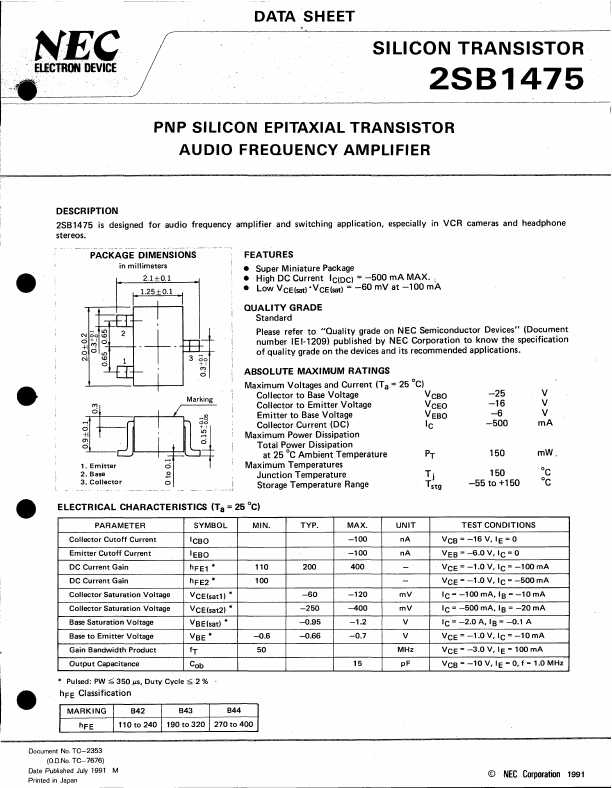 2SB1475