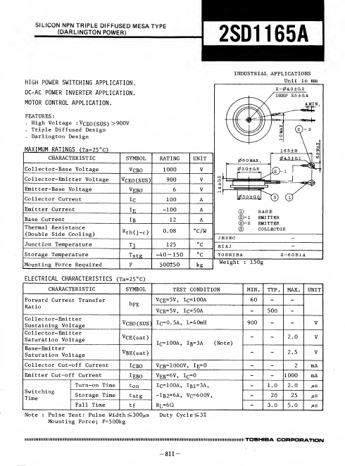 2SD1165A