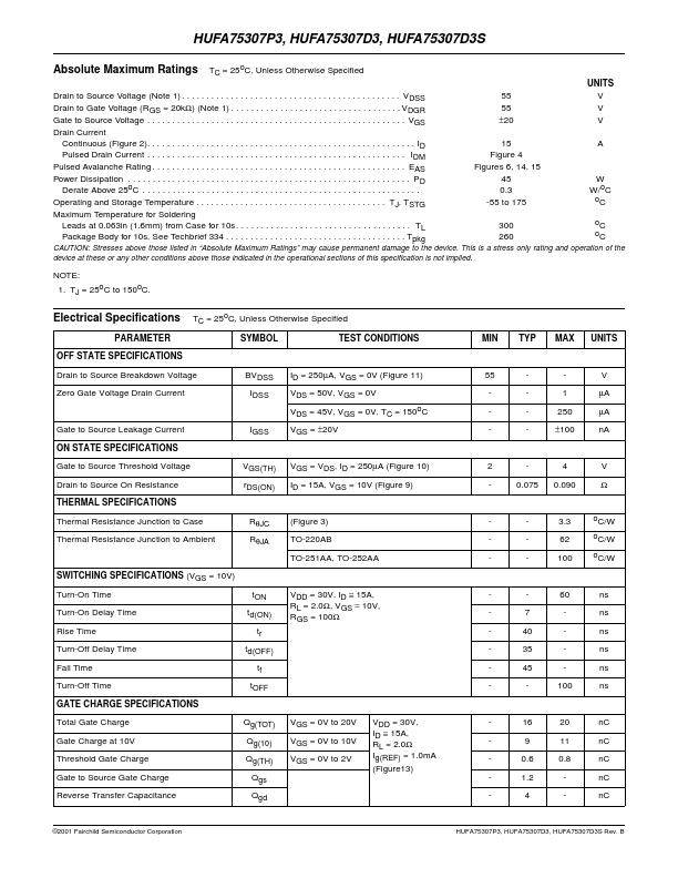 HUFA75307D3S