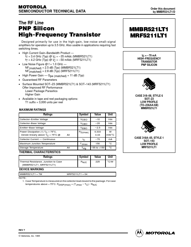 MMBR521LT1