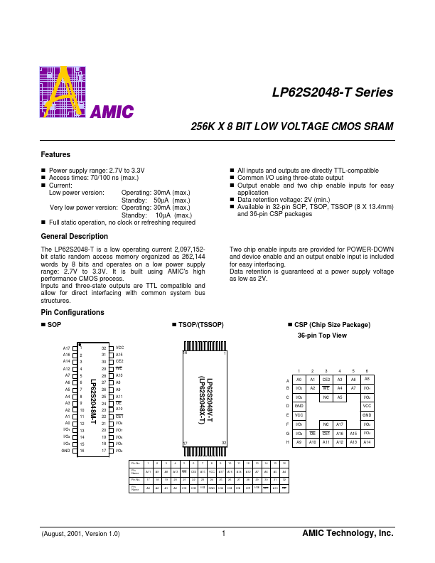 LP62S2048U-70LLT