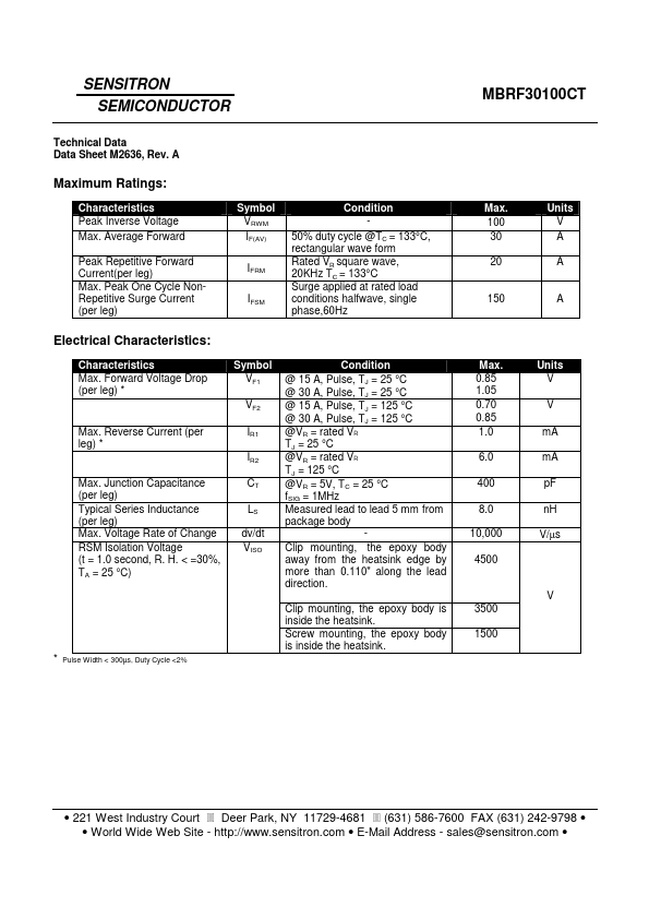 MBRF30100CT