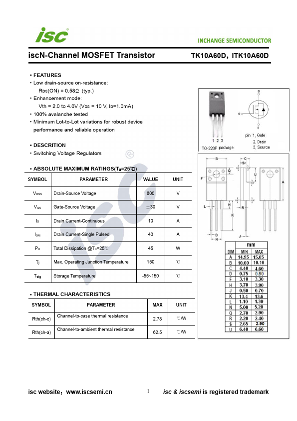 TK10A60D