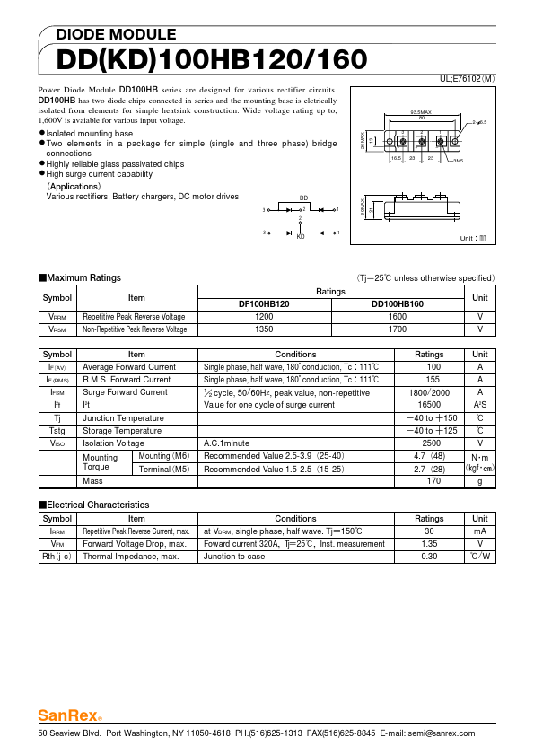 DD100HB160