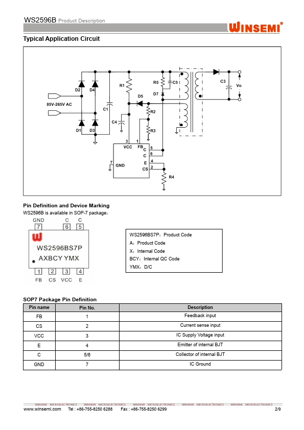 WS2596B