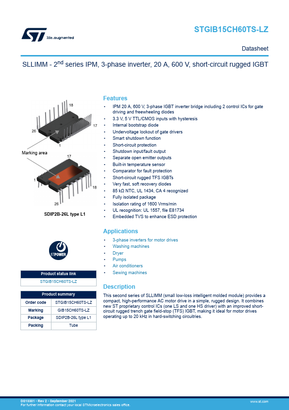 STGIB15CH60TS-LZ