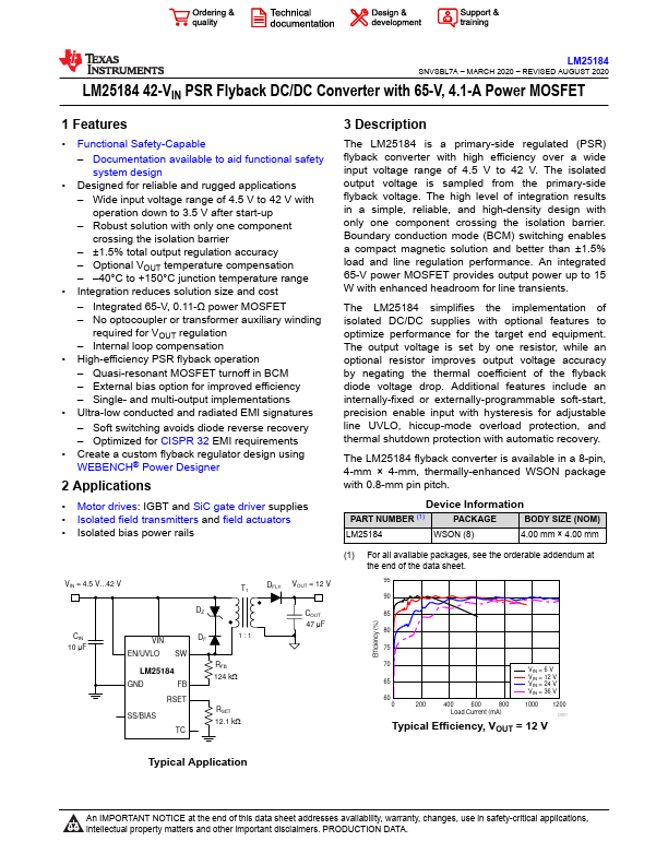 LM25184-Q1