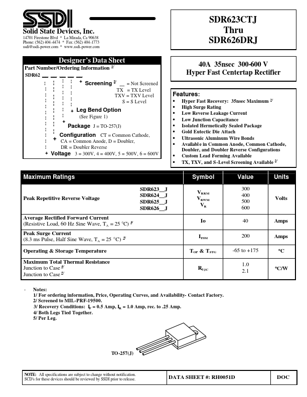 SDR63CTJ