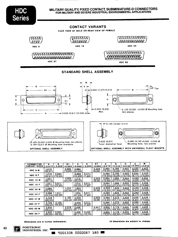 HDC25F6000C50