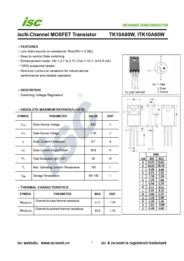 TK10A60W