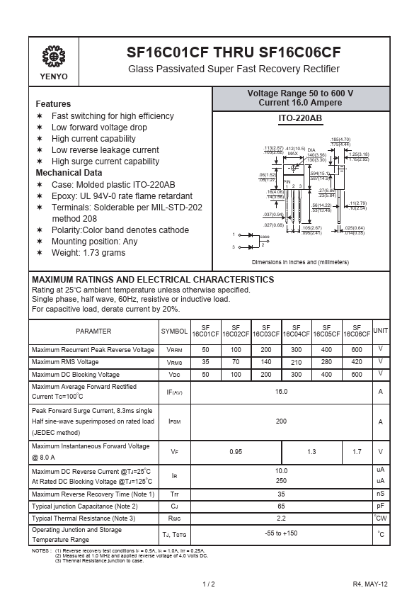 SF16C03CF