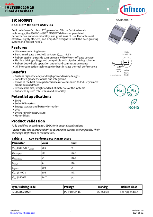 IMLT65R020M2H