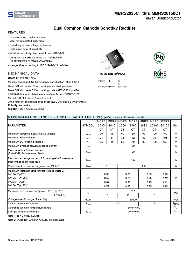 MBRS2035CT