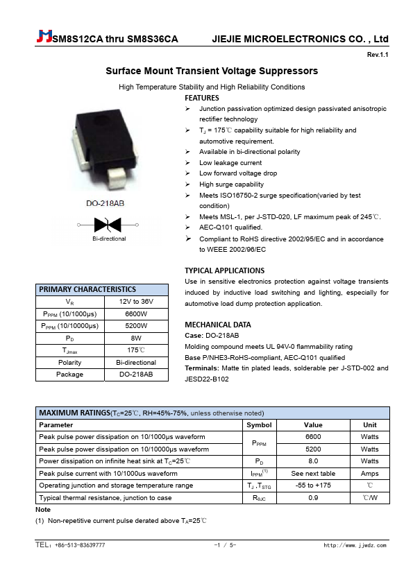 SM8S14CA