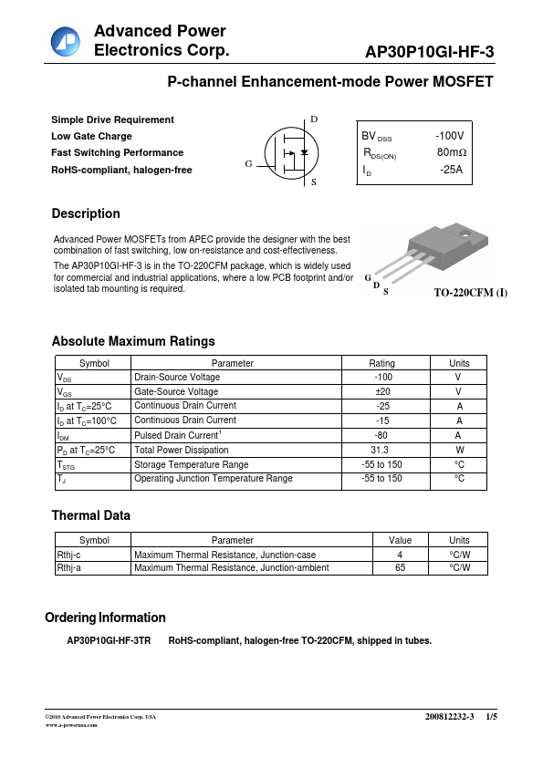 AP30P10GI-HF-3