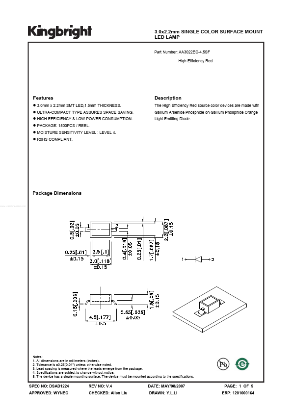 AA3022EC-4.5SF