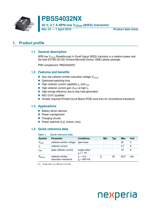 PBSS4032NX