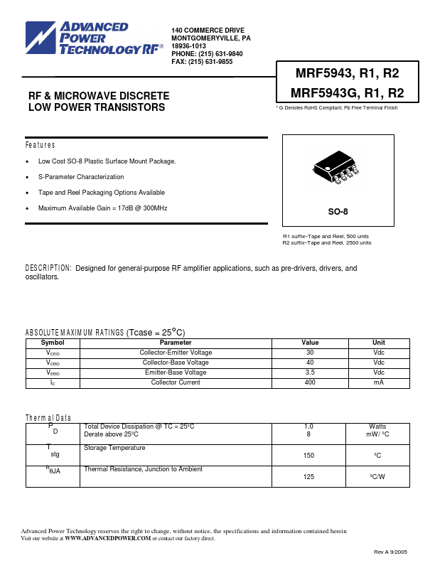 MRF5943G