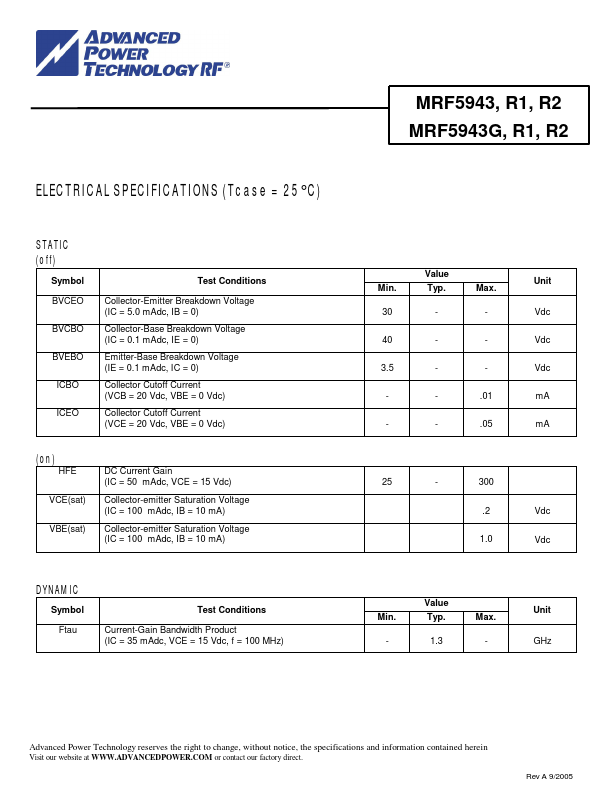 MRF5943G