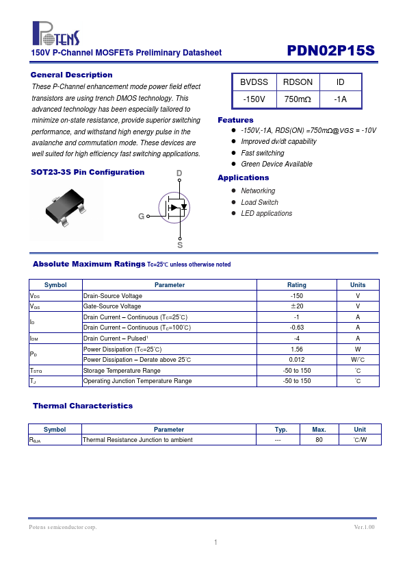 PDN02P15S