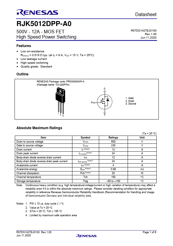 RJK5012DPP-A0