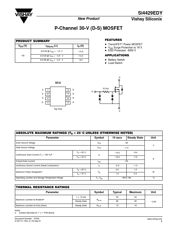 SI4429EDY