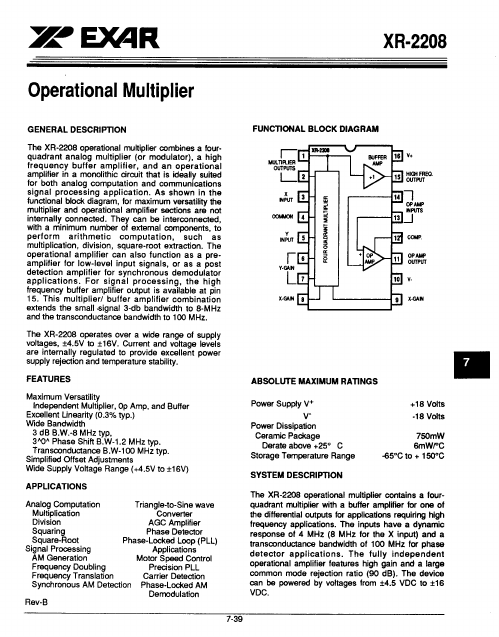 XR-2208