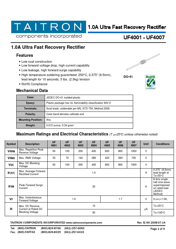 UF4001