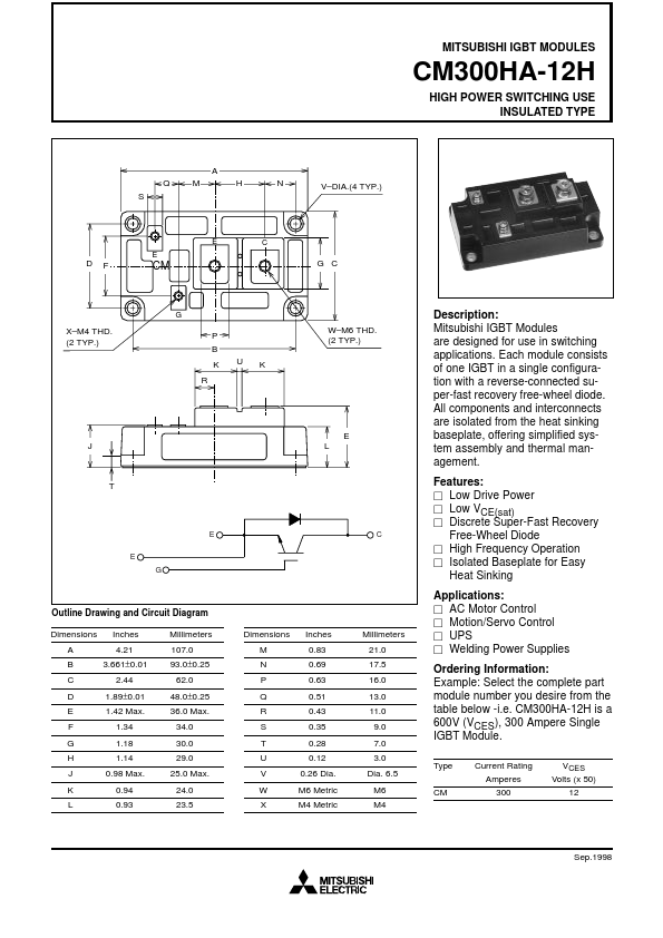 CM300HA-12H