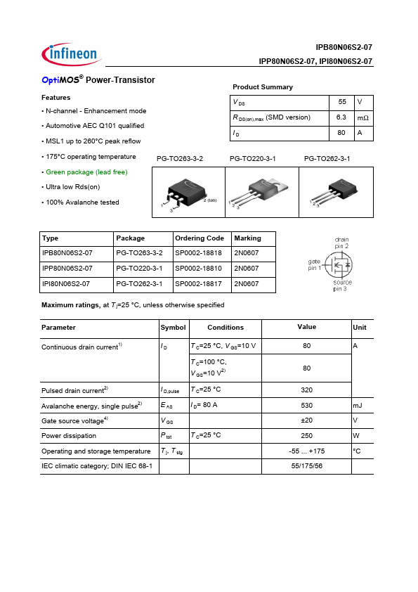 IPB80N06S2-07