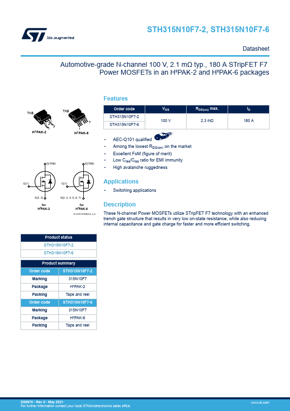 STH315N10F7-2