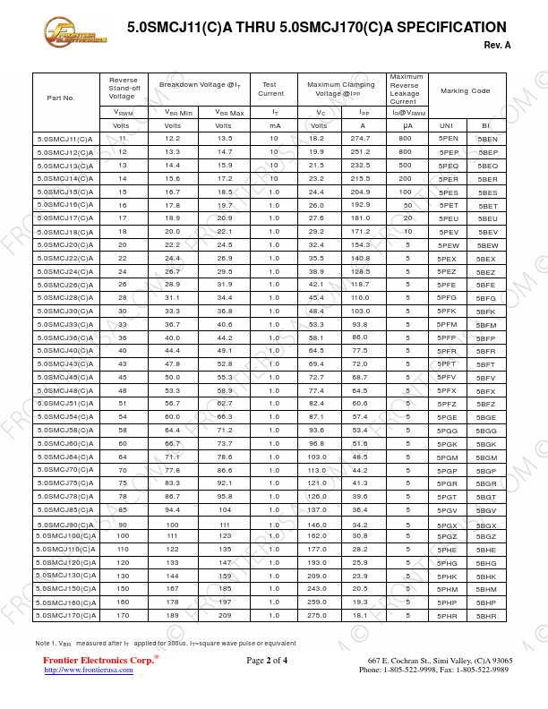 5.0SMCJ11A