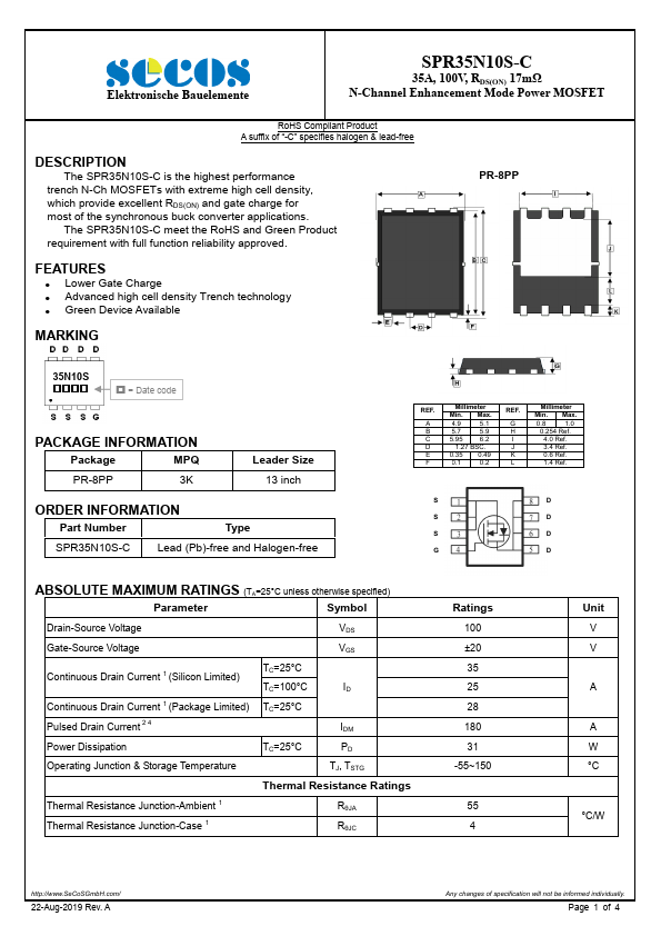 SPR35N10S-C