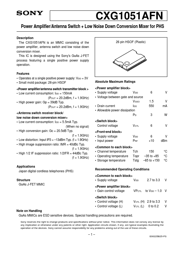 CXG1051AFN