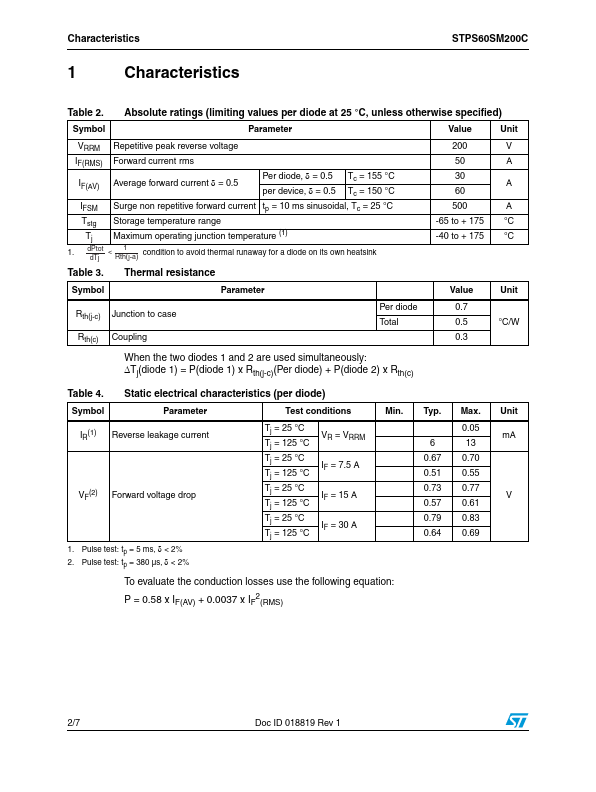 STPS60SM200C