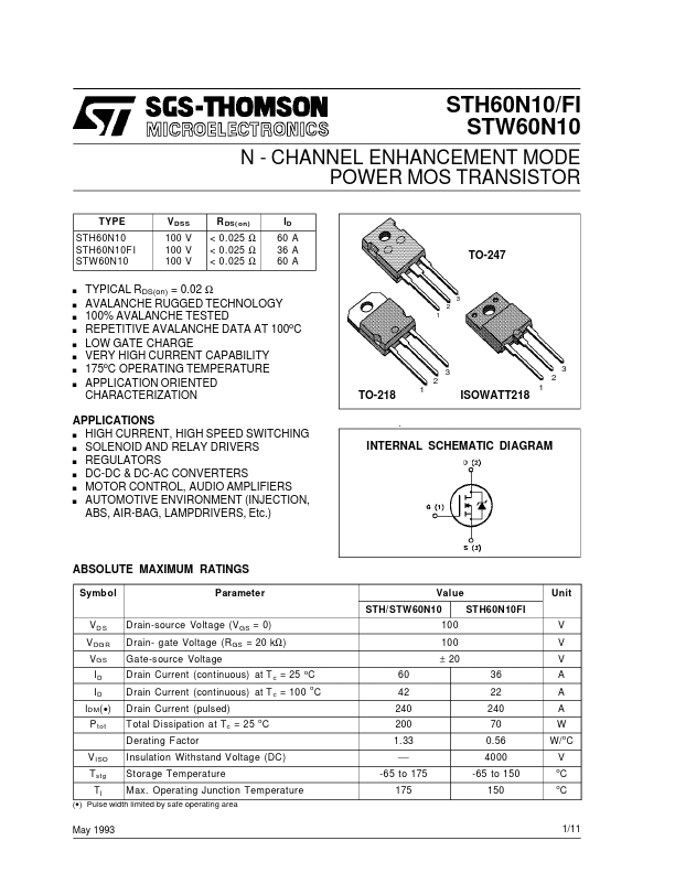 STH60N10