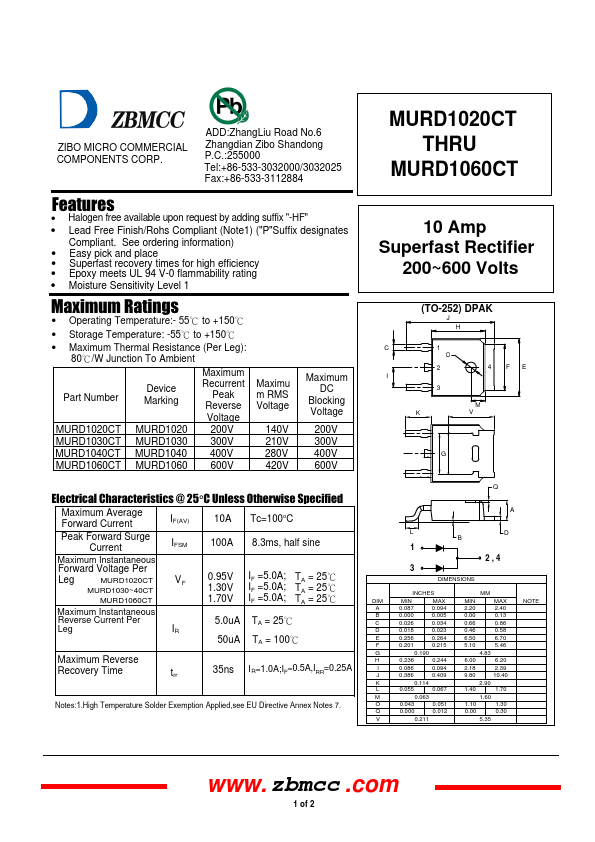 MURD1040CT