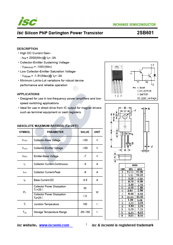 2SB601