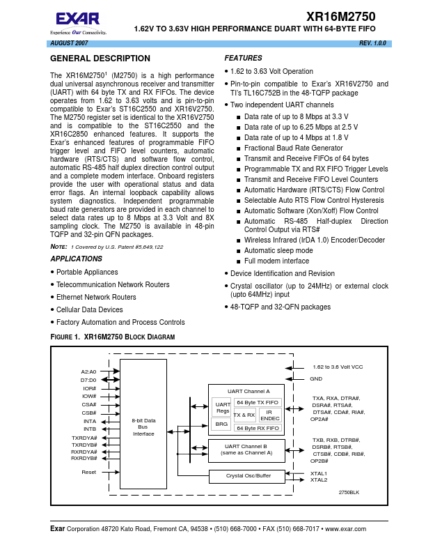 XR16M2750