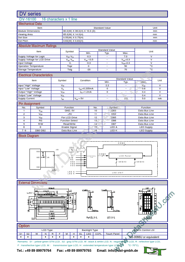 DV-16100