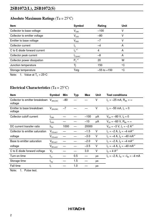 2SB1072L