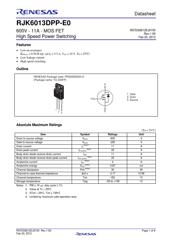 RJK6013DPP-E0