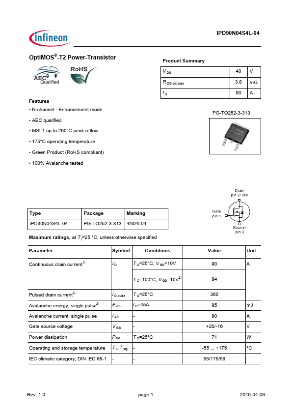 IPD90N04S4L-04