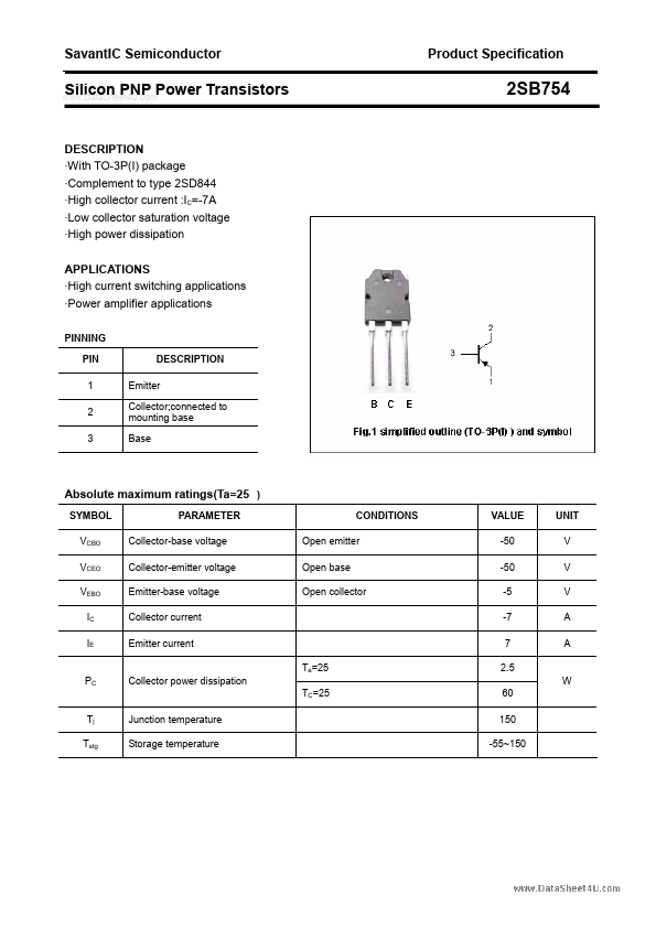 2SB754