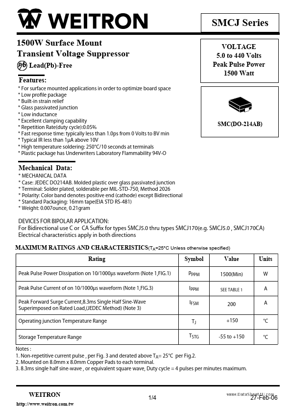 SMCJ15CA