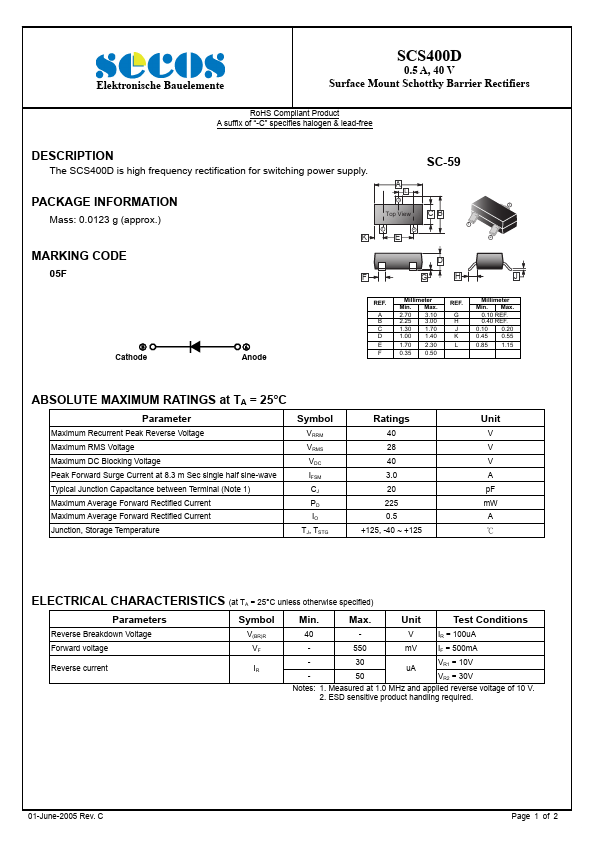 SCS400D