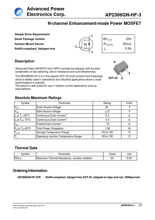 AP2306GN-HF-3